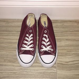Burgundy Converse